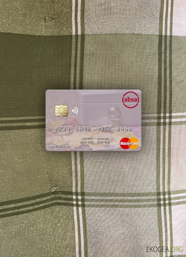 Mozambique Absa Bank Mozambique mastercard photolook recto